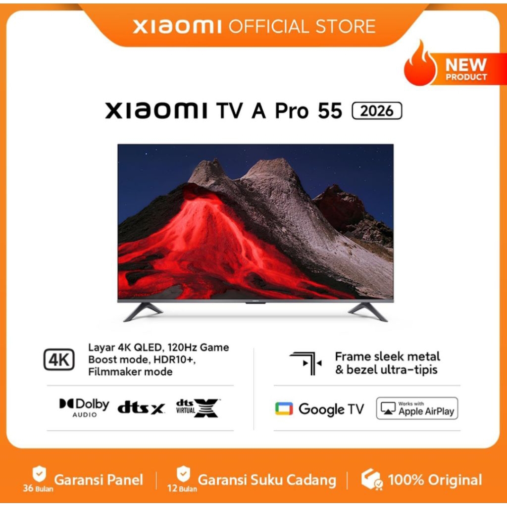TV LED XIAOMI 55INCH 55 A PRO 2026 QLED UHD 4K TV XIAOMI 55 INCH A PRO 2026 QLED TV XIAOMI