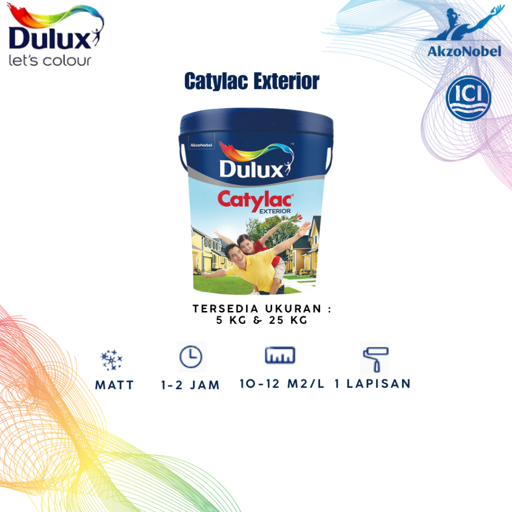 CAT TEMBOK CATYLAC EXTERIOR 25KG / CAT TEMBOK LUAR 25KG