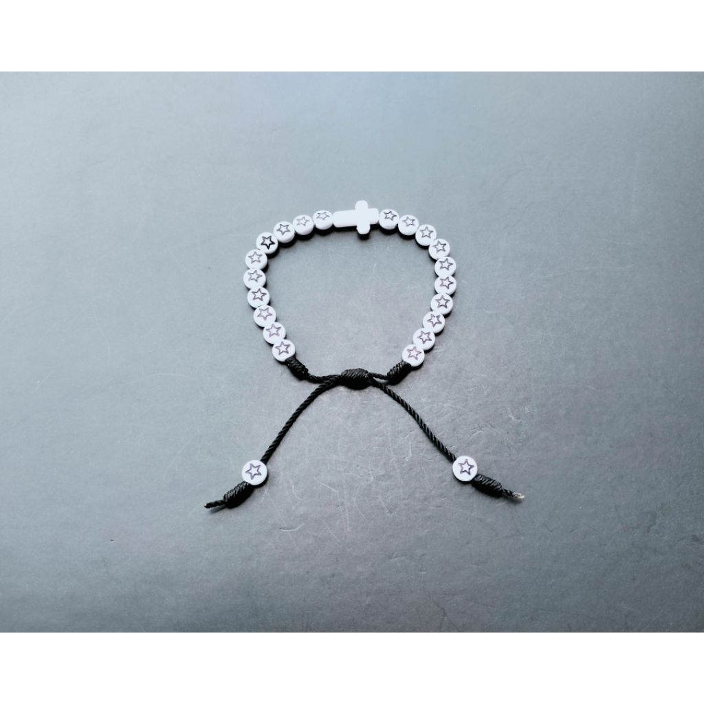 G1618 GELANG SALIB MOTE AKRILIK