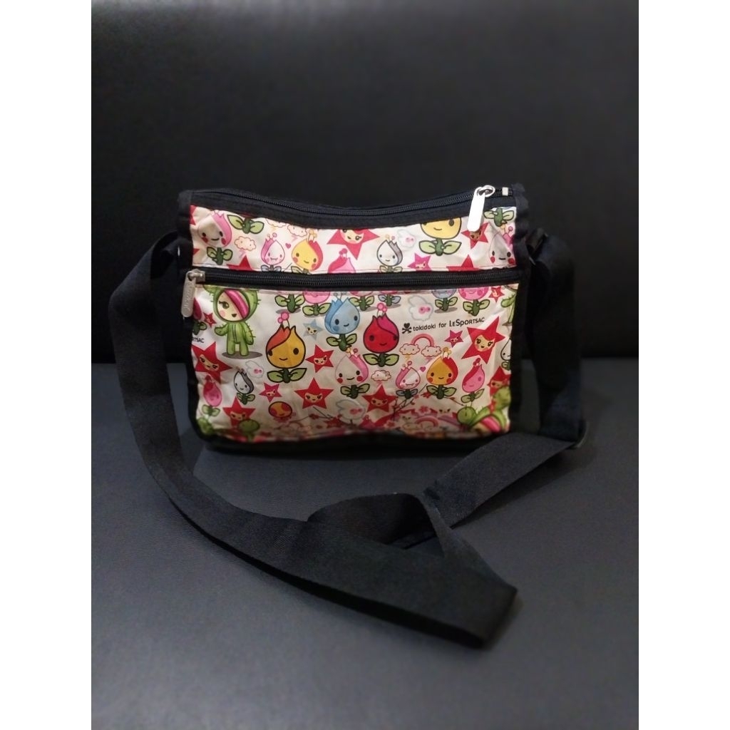 lesporsac tokidoki original tas slingbag cross body preloved