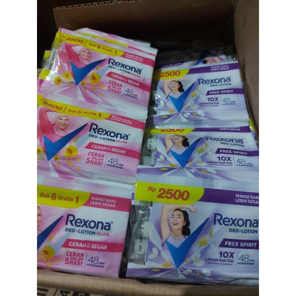 Rexona Deolotion sachet 1renceng 12sachet