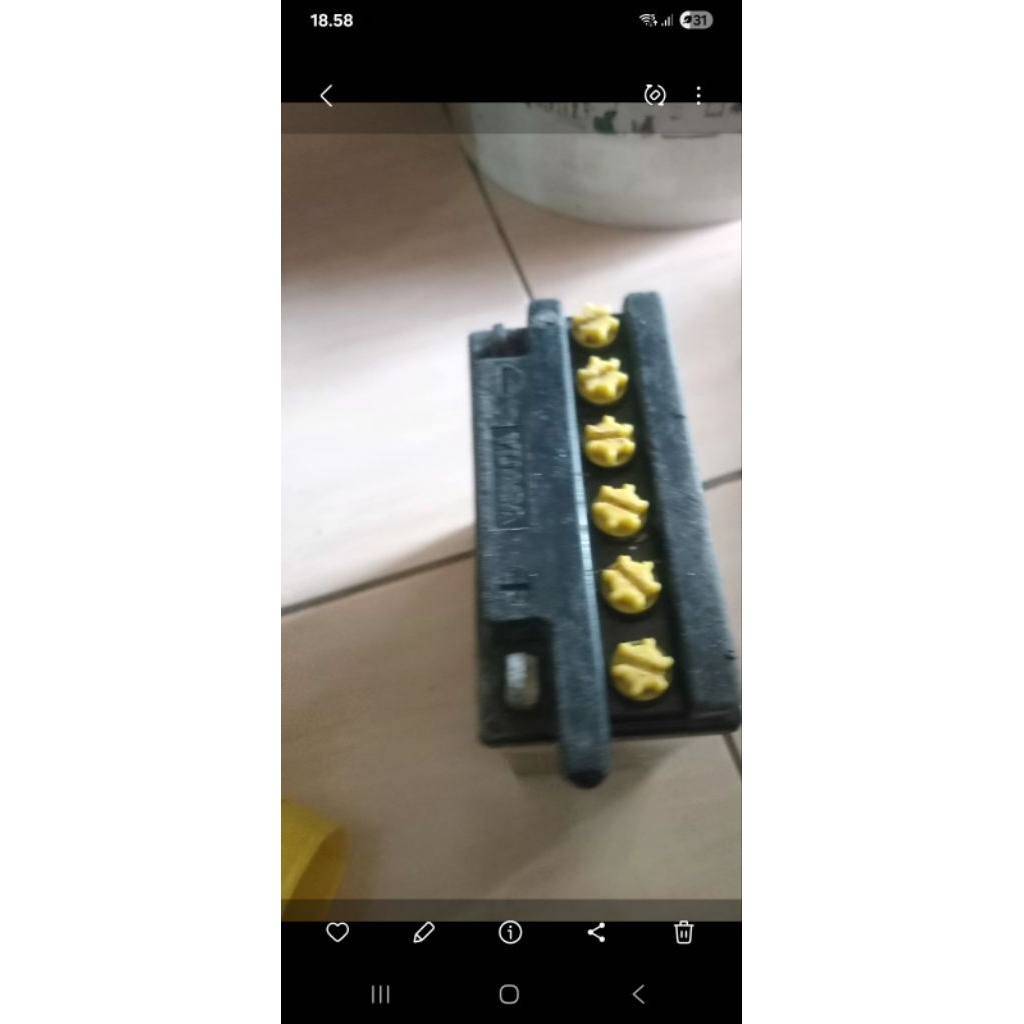 aki bekas sudah soak bekas mio sporty