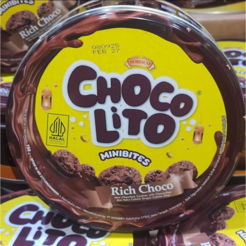 Sobisco biskuit Choco Lito rich Kaleng 150gr