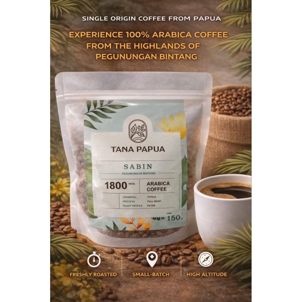 kopi arabica Papua/ kopi arabica organik Papua/ kopi asli Papua/ biji kopi asli Papua