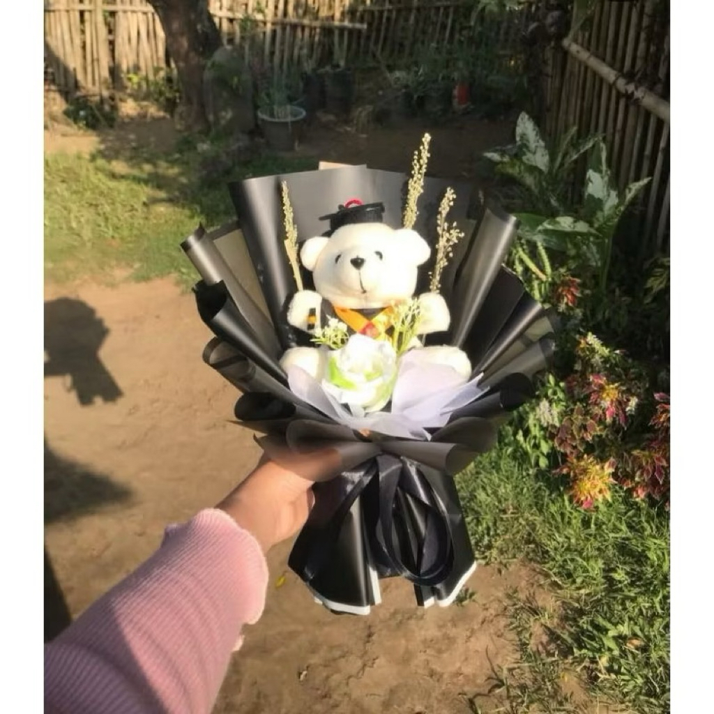 buket boneka mini buket wisuda cewe cowo