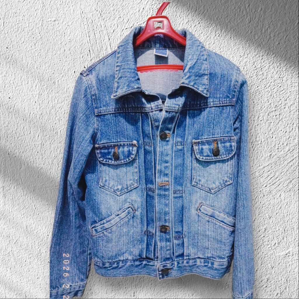 Jaket Jeans Levis Preloved Original Size S | Denim Biru