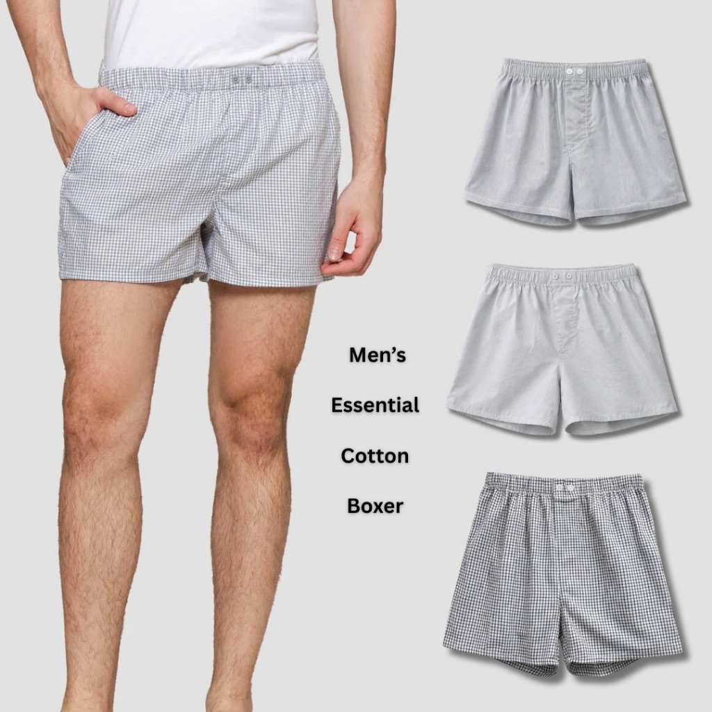 Celana Boxer Pria Pendek santai Cotton Woven (COLE BOXER MEN)