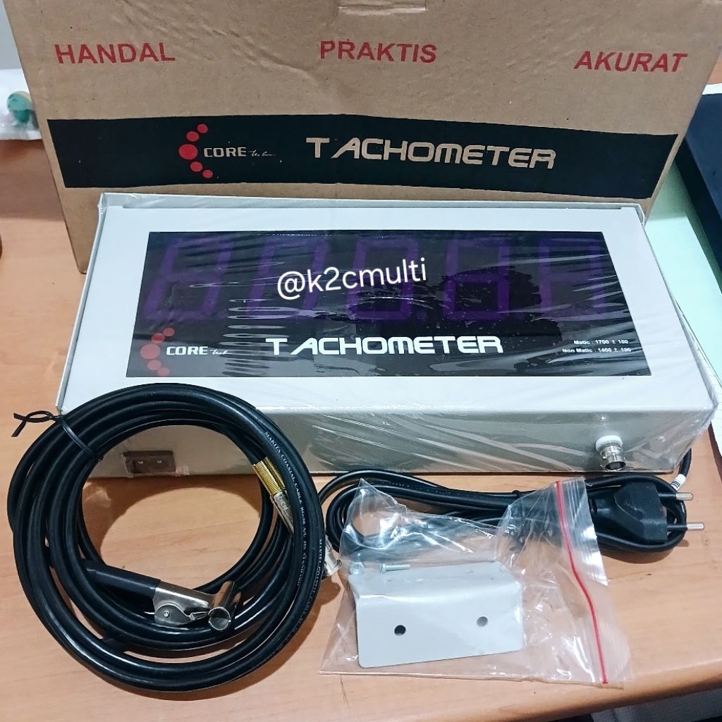 STARNICS Digital RPM Meter / Coretech Tacho Meter Motor Karburator dan Injeksi / Standar Bengkel Res