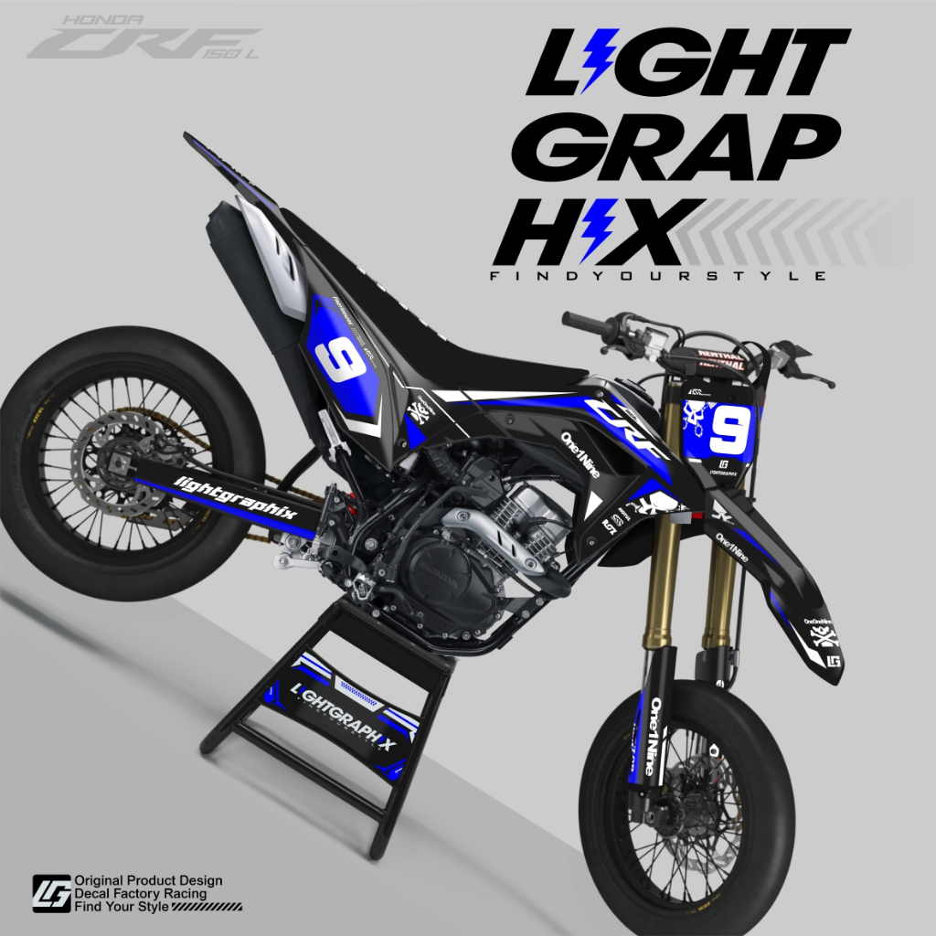 DECAL CRF 150 STICKER PREMIUM HIGH QUALITY FULL BODY / Decal CRF Full Body