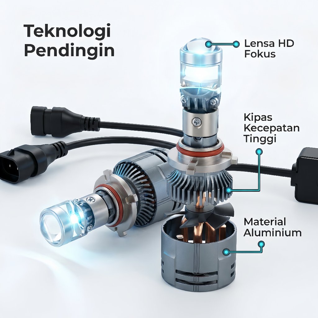 Laser LED HB4 9006 HB3 9005 120W 1Set Cahaya Putih Sorot waterproof Lampu kabut Depan mobil