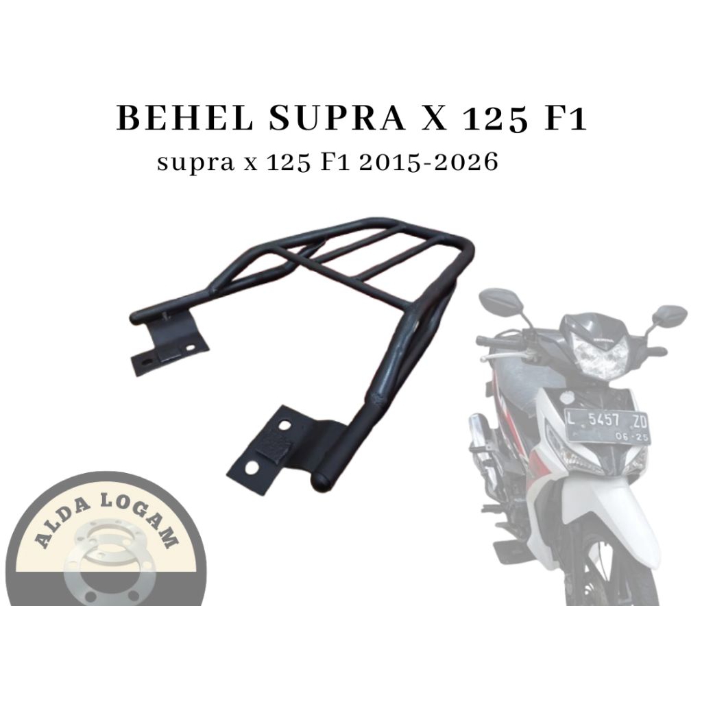 Behel box Supra x 125 F1 braket Honda supra x125 F1 Begel belakang Supra x125 F1 Thn 2014-2025