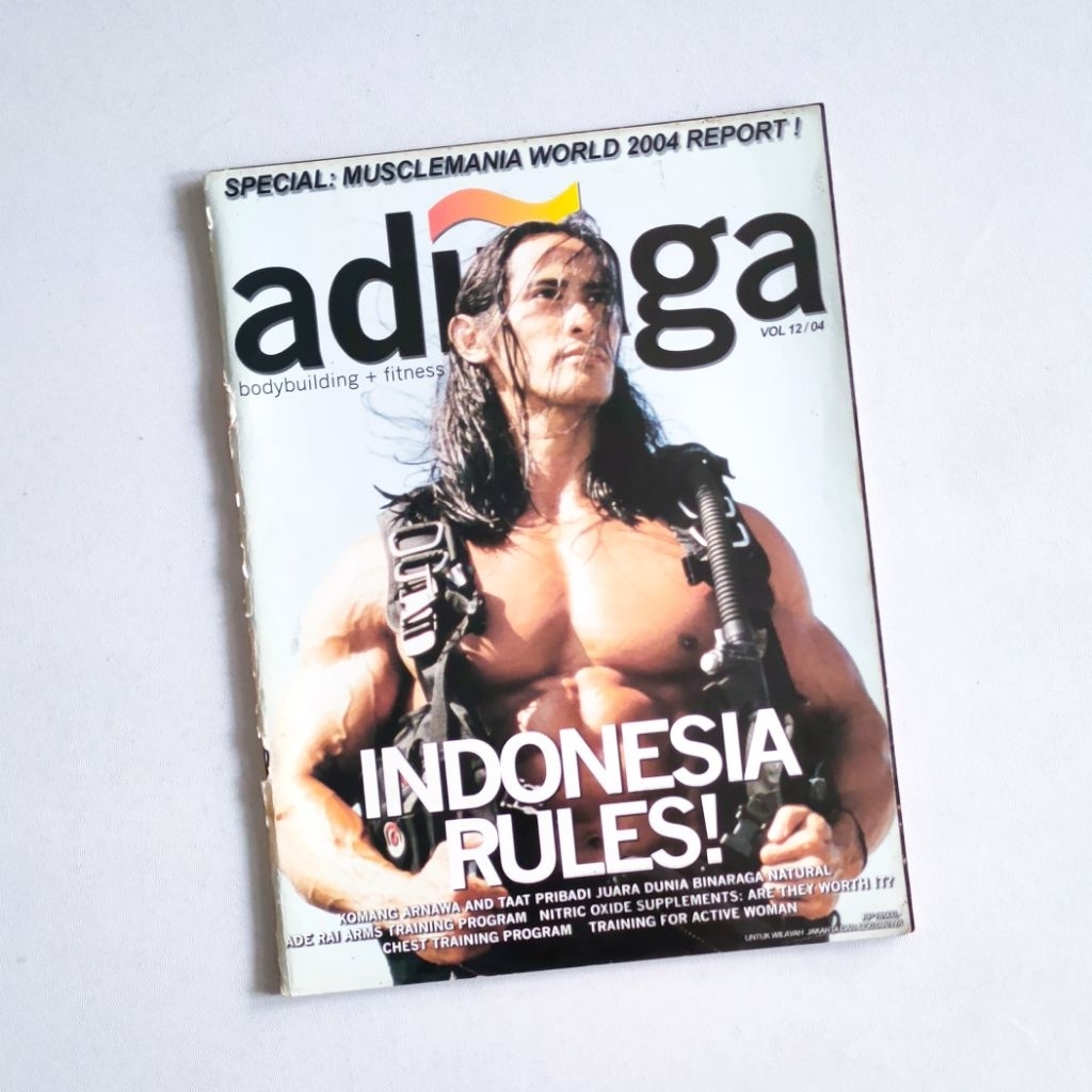 Majalah Fitness & Bodybuilding - ADIRAGA Vol 12 2004