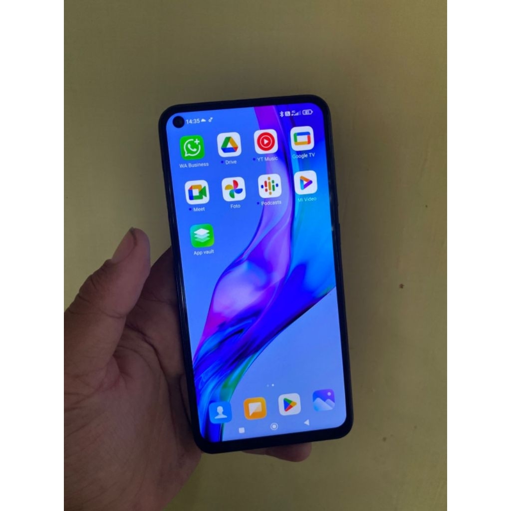 Dijual HP Xiomi Redmi note 9 LCD masih oriRAM 4+1/64 Barang Bagus Mulus Normal siap Pakai