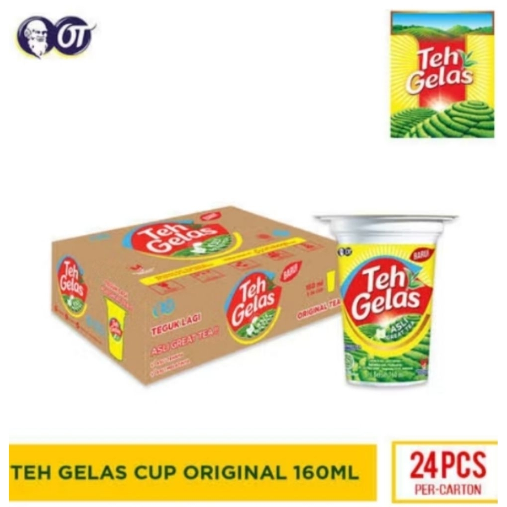 TEH GELAS cup original 160ml