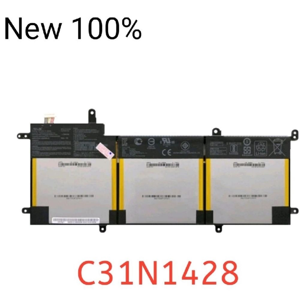 C31N1428 Battery For ASUS Zenbook UX305L UX305LA UX305UA C31N1428 3ICP5/91/91 11.31V 56WH