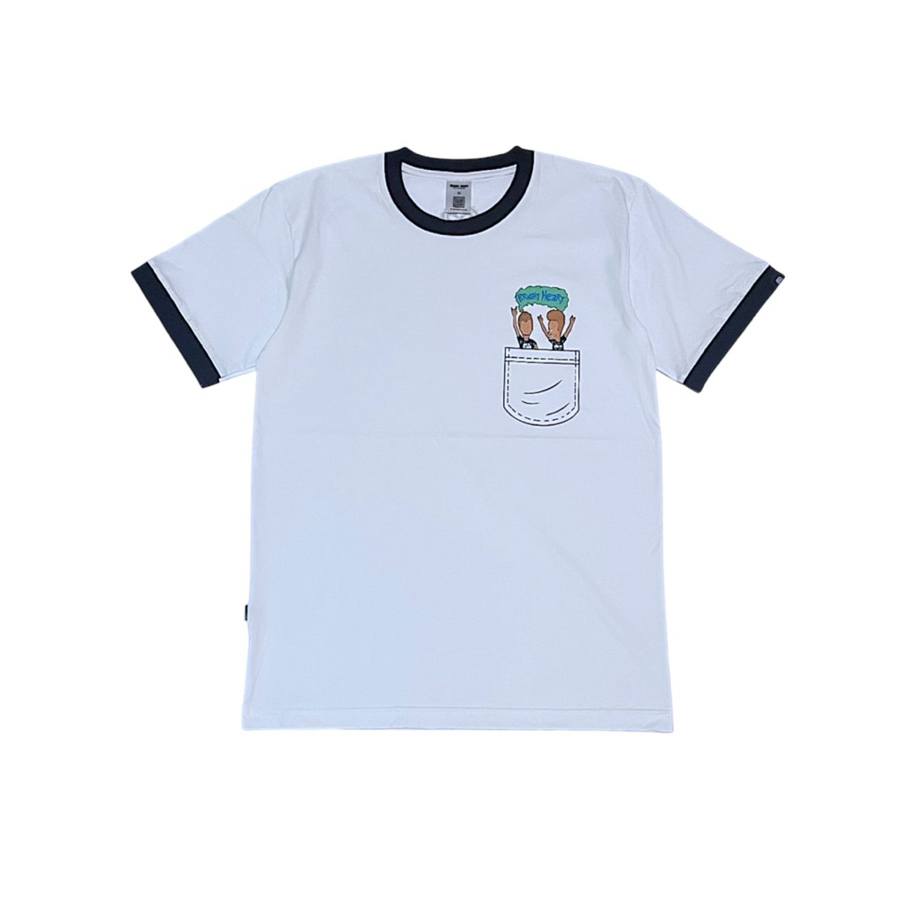 Tshirt Black White pocket