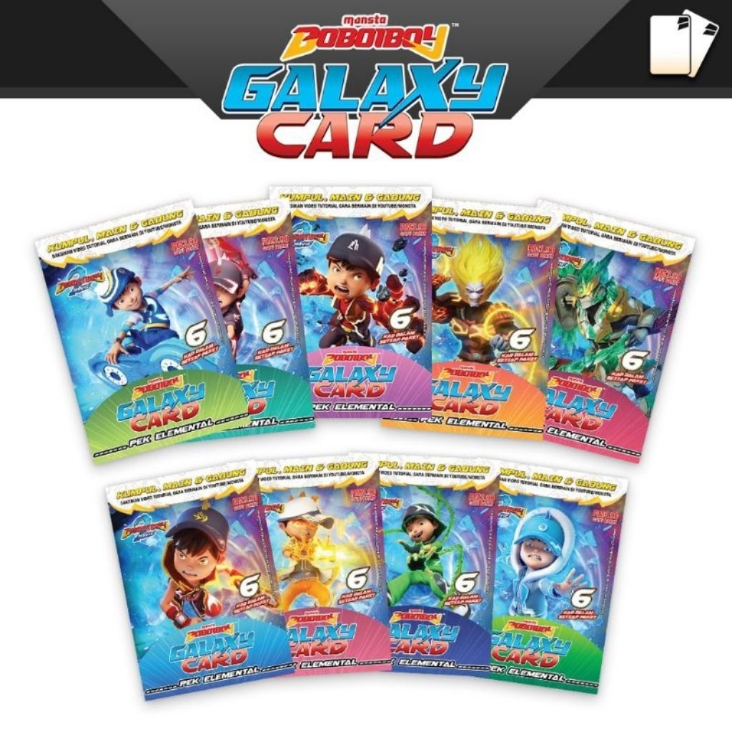 Pek Elemental - Boboiboy Galaxy Card Set Malaysia
