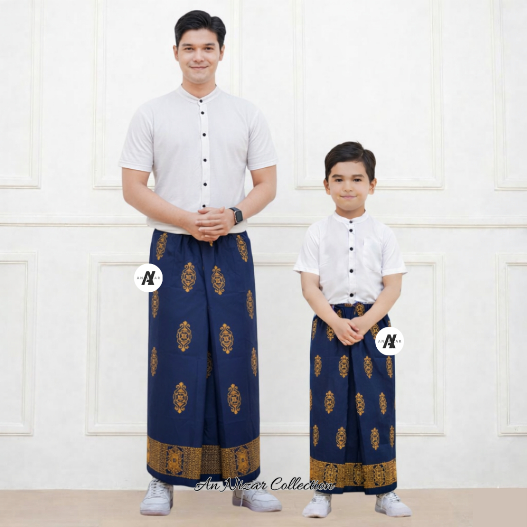 Terbaru Sarung Batik Instan Couple Ayah Dan Anak - Sarung Couple Dewasa Dan Anak Motif Sarwon