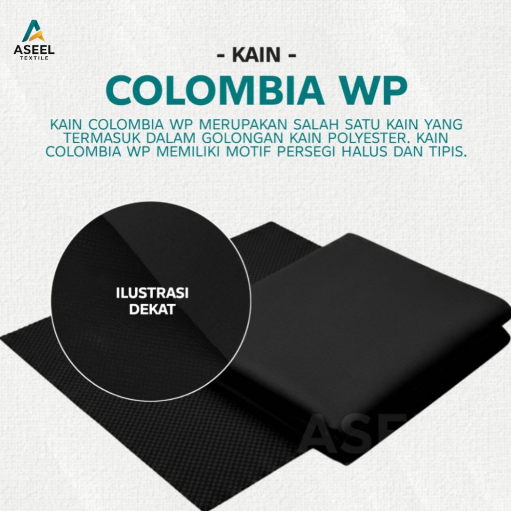 Kain Colombia WP Waterproof Polyester – Bahan Jaket Outdoor Dll