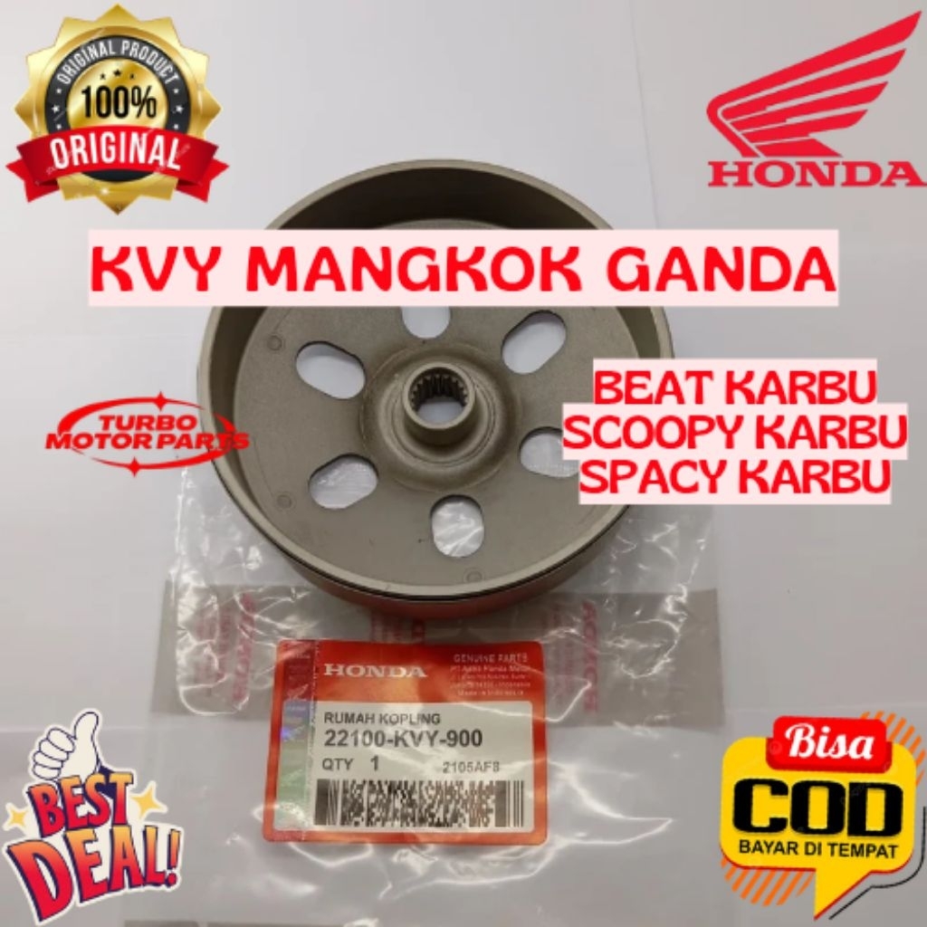 MANGKOK GANDA ORIGINAL HONDA KODE KVY, MANGKOK GANDA BEAT KARBU, MANGKOK GANDA SCOOPY KARBU, MANGKOK