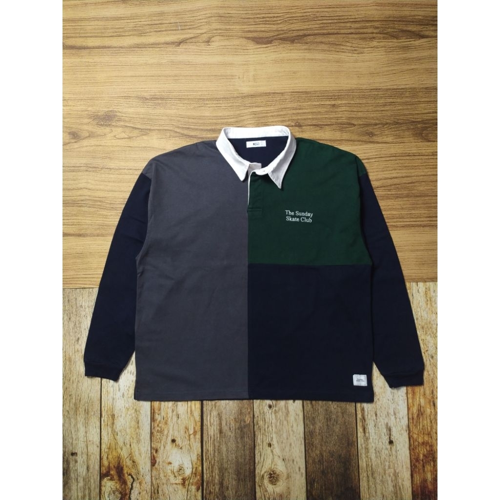 The Sunday Skate Club by Wego Rugby Long Sleeve Shirt