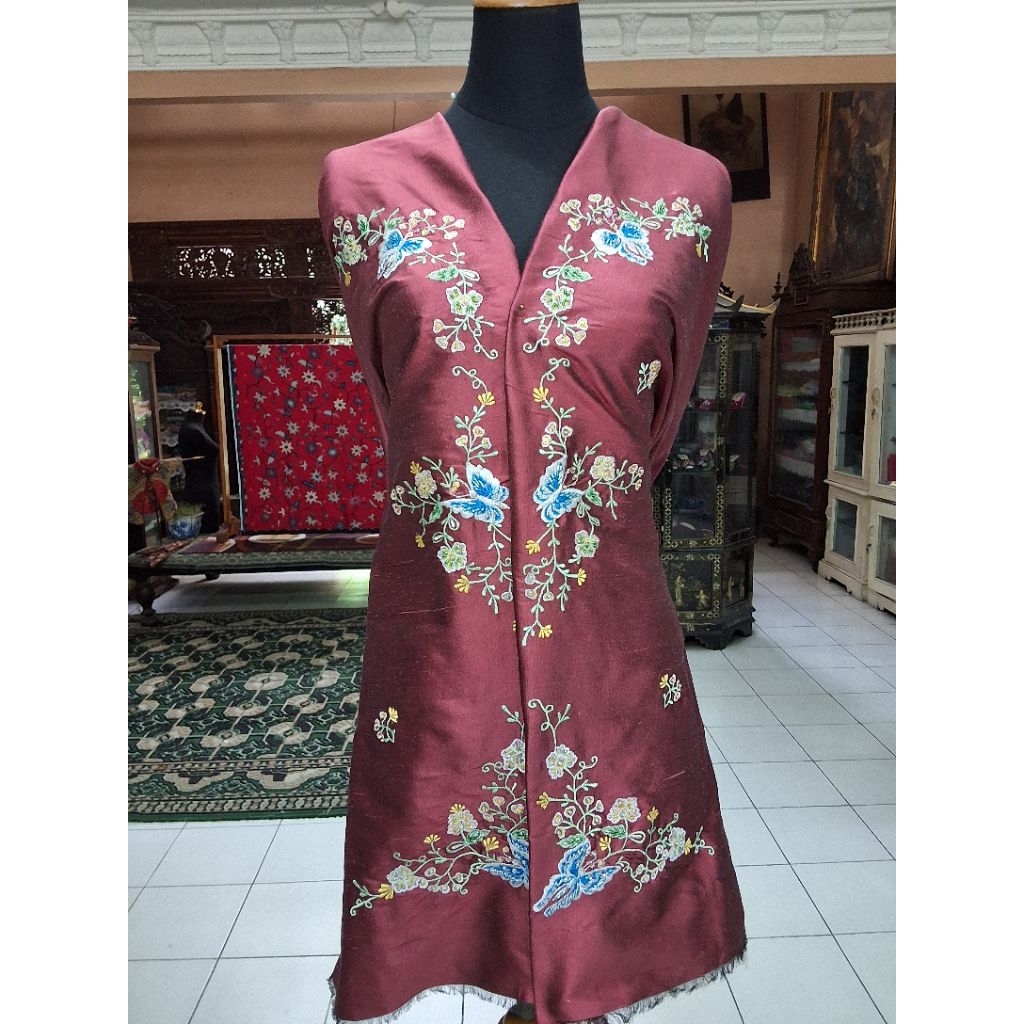 Bahan Kebaya Bordir/Bahan Kebaya Bordir Panjang/Bahan Kebaya Bordir Payet
