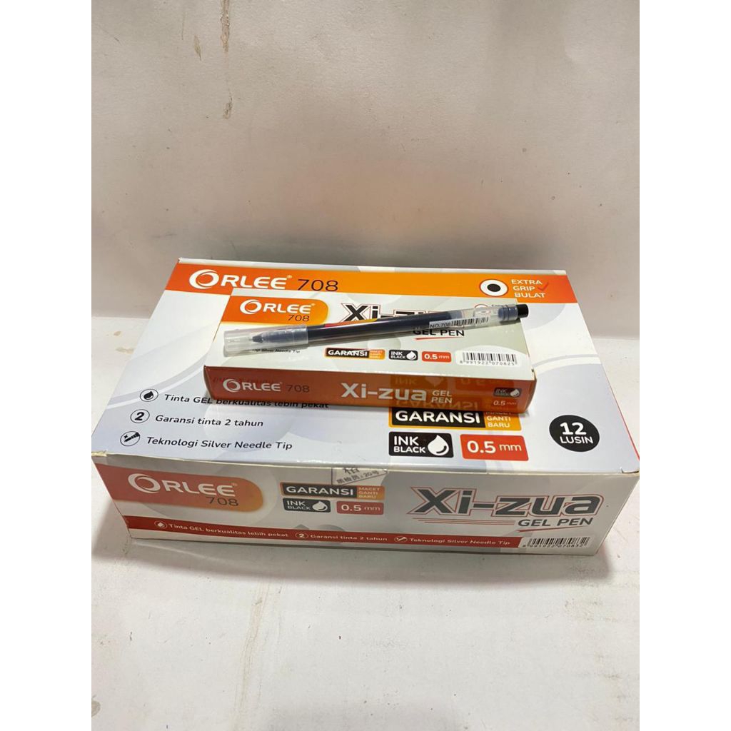 pulpen orlee xi-zua gel pen 1pack (12pcs)