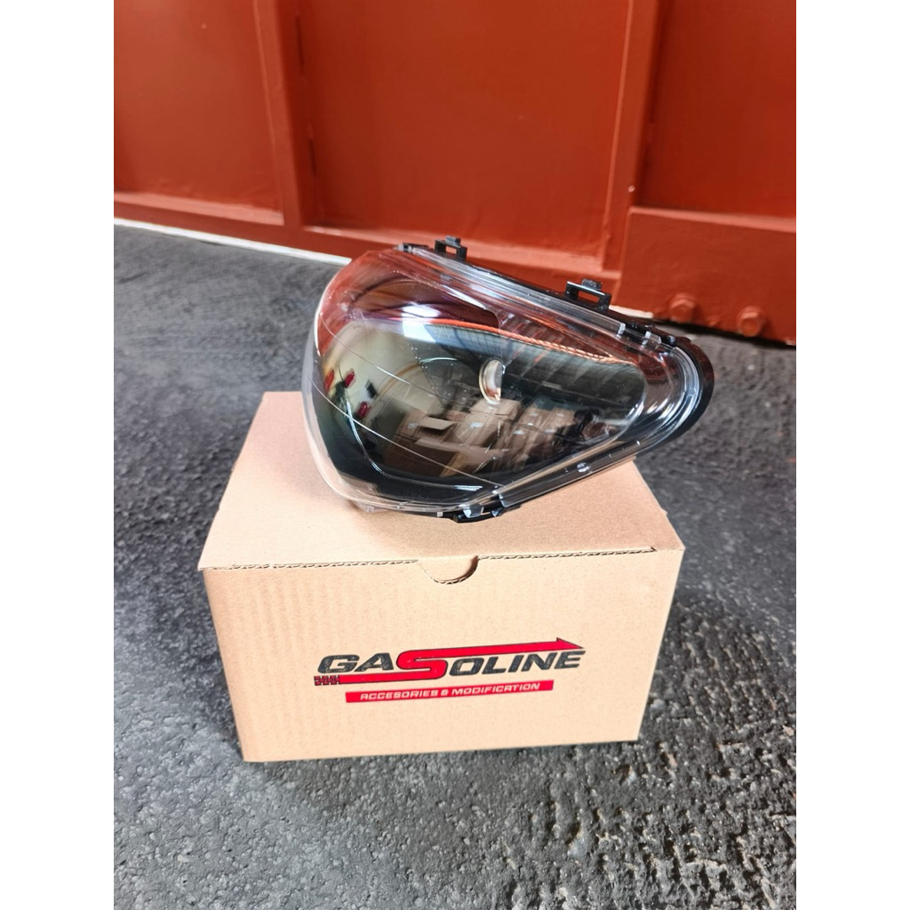 reflektor depan mio sporty 2008 lampu depan motor yamaha mio sporty buat custom biled projie lampu d