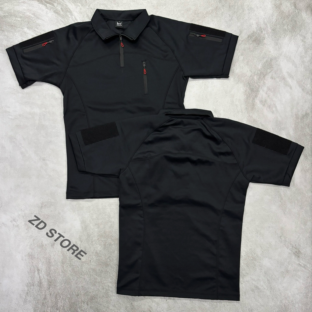 Kaos BDU TACTICAL SCUBA Pendek HITAM/Baju Scuba Pendek HITAM