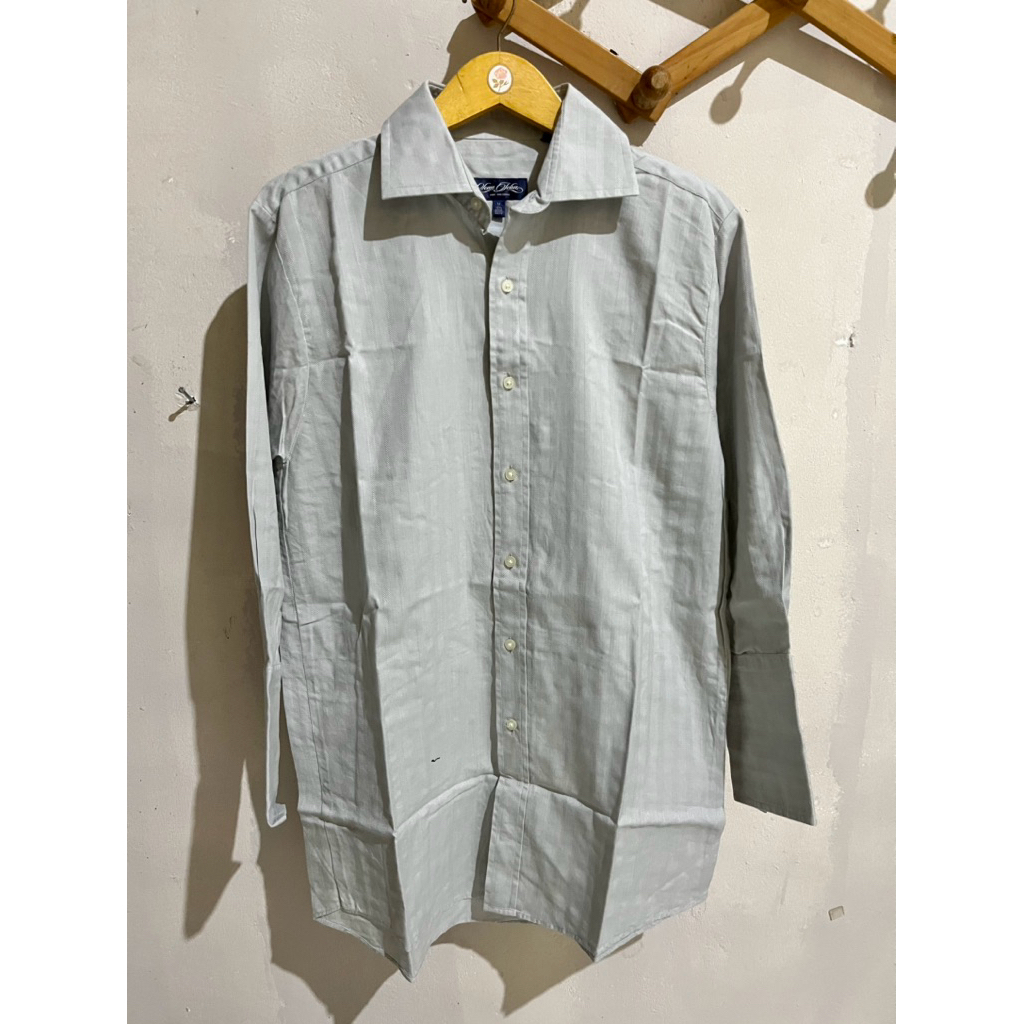 kemeja wanita / kemeja abu abu wanita / preloved like new