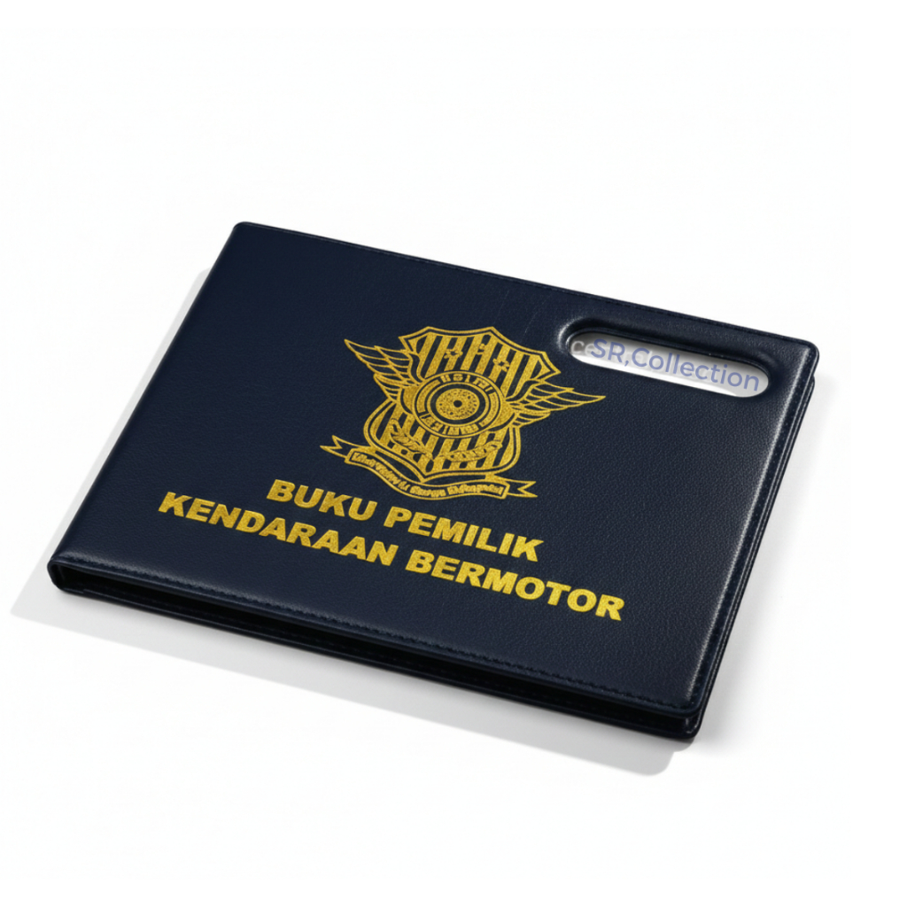Sampul Buku BPKB Motor Mobil Premium – Cover BPKB Kulit Sintetis Tebal Anti Air & Anti Lecet