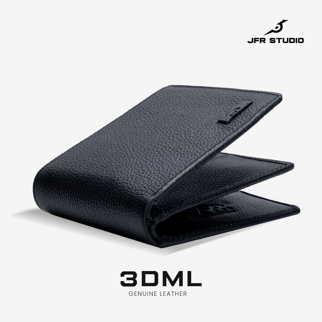JFR Dompet Pria Kulit Asli Motif Jeruk 3DML