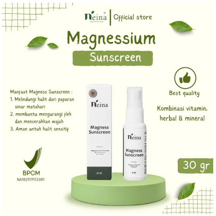 Magness Sunscreen SPF 15 Untuk Kulit Sensitif