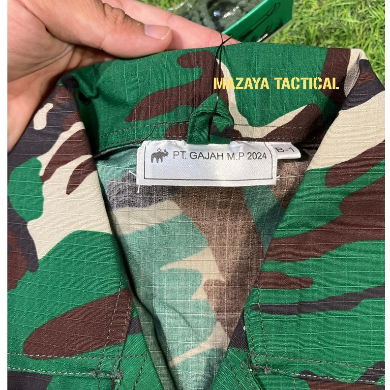 Baju PDL TNI Jatah Pembagian PT GAJAH M.P Tahun 2024, Baju PT GAJAH M.P 2024