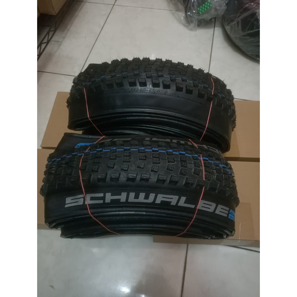 BAN LUAR SCHWALBE WICKED WILL 27.5X2.60 KEVLAR FULL BLACK