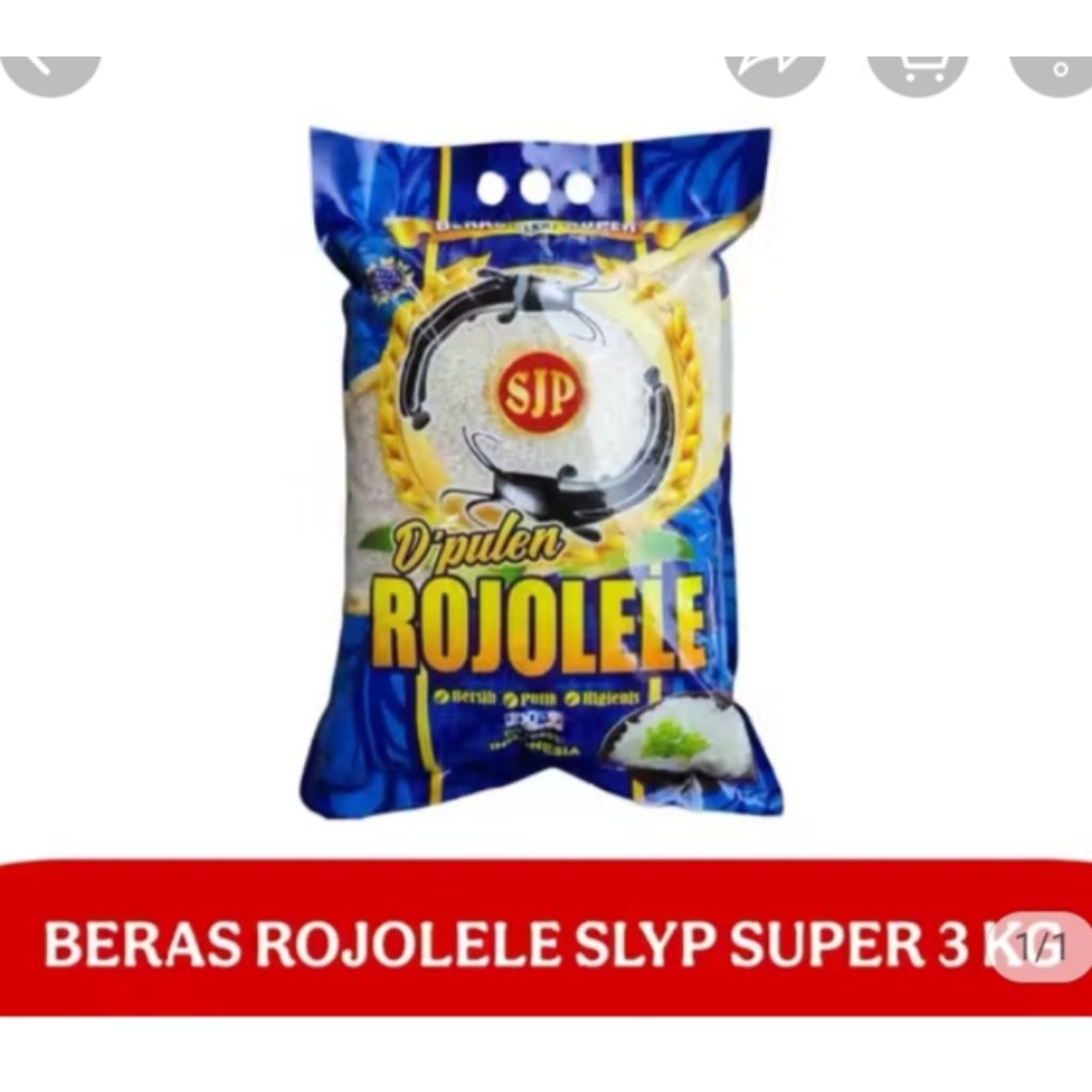 beras slyp Rojo lele 3 kg
