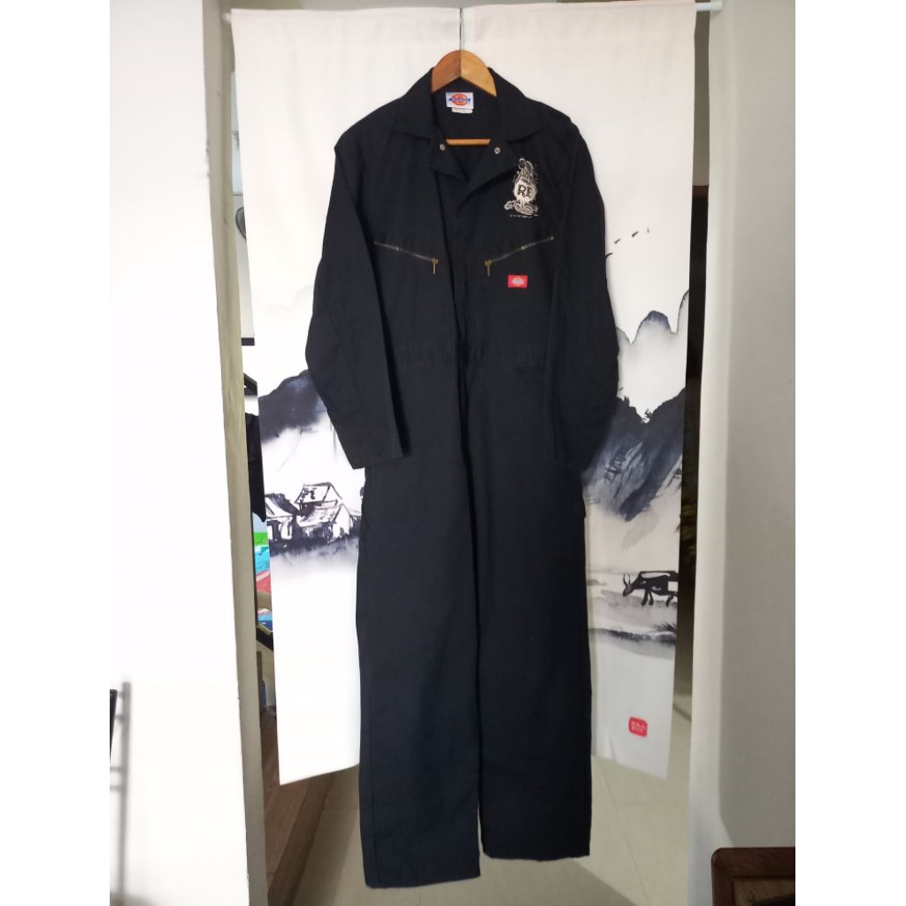 dickies coverall longsleeve ratfink x mooneyes
