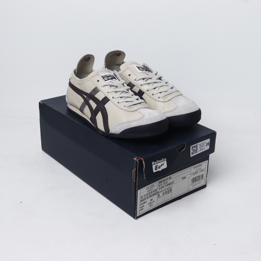 Onitsuka Tiger Mexico 66 Cream Black Silver
