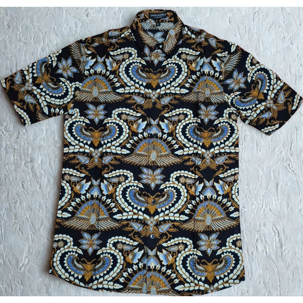 Kemeja Batik Jayashree Pria Slim Fit Size S – Preloved