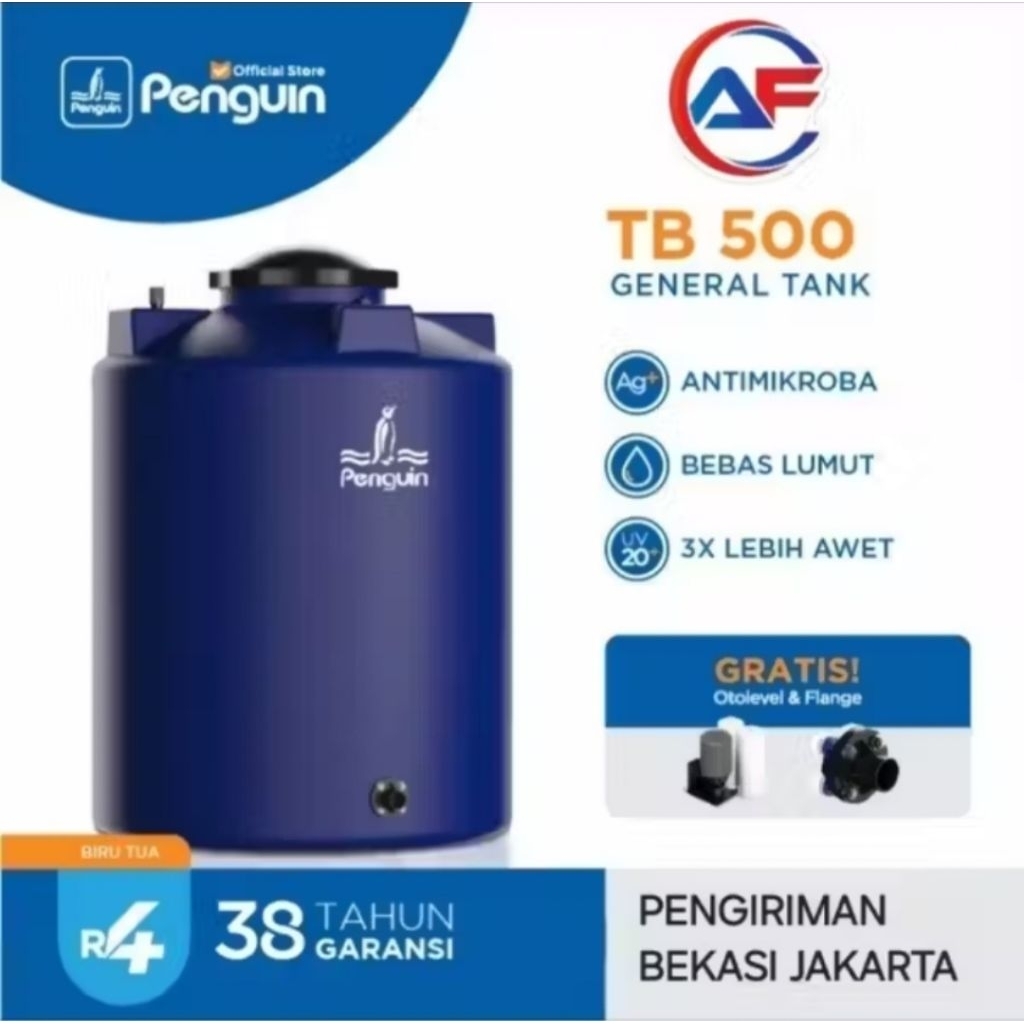 TOREN AIR TANDON AIR PENGUIN 5000 LITER BIRU