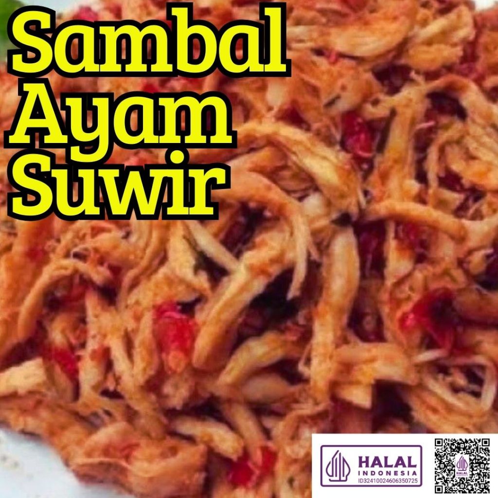 150gr Sambal Ayam Suir Pedas/ Sambal Ayam Suir/ Ayam Suir/ Ayam/ Daging Ayam/ Ayam Kampung/ Sambal/ 