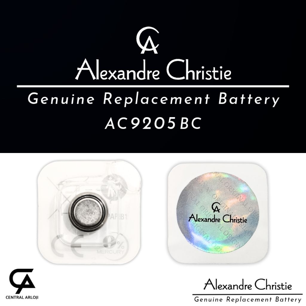 Baterai Alexandre Christie Collection 9205 BC Original