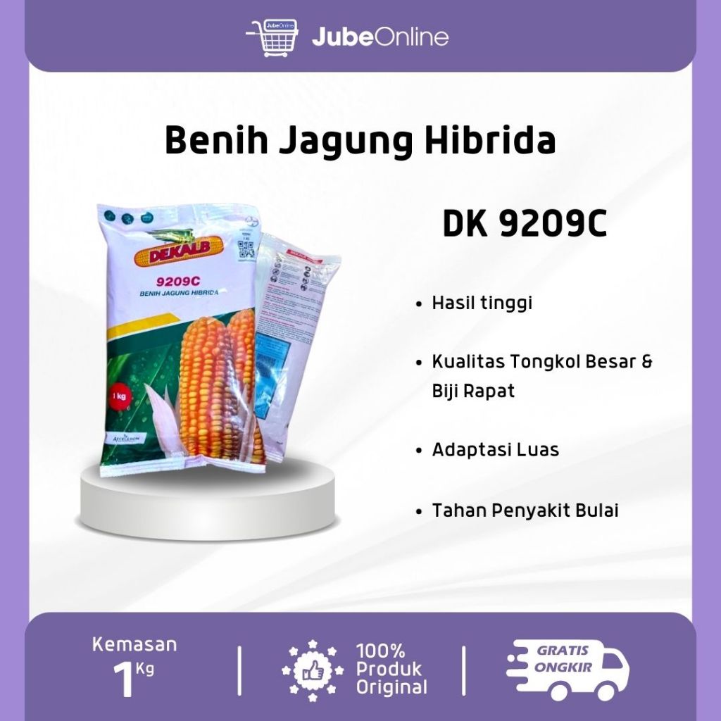 Benih Jagung Hibrida Dekalb DK 9209C - 1Kg
