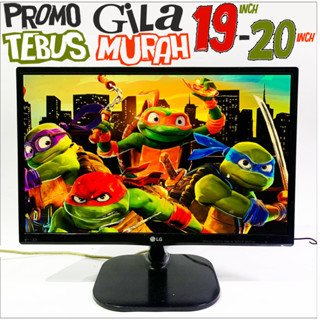 Monitor Led Merk Lg Ukuran Layar 19 Inch Kondisi Normal - MULUS SIAP PAKAI - GRADE A - LIKE NEW
