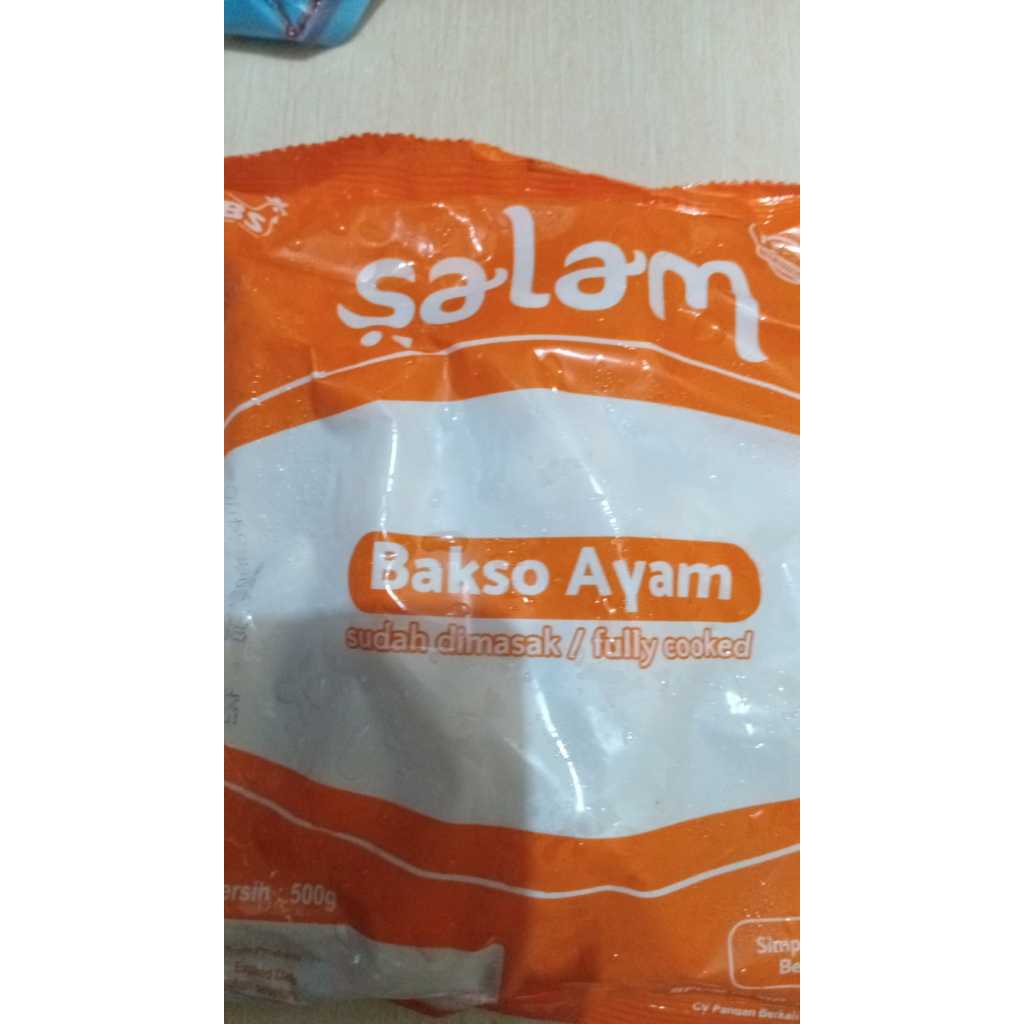 SALAM BAKSO AYAM 500GR / Bakso Ayam Frozen Food