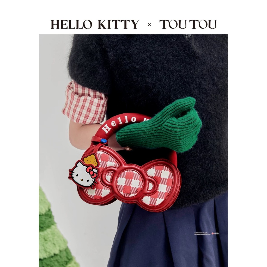 TOU TOU - handbag / slingbag pita ribbon hello kitty TAS513