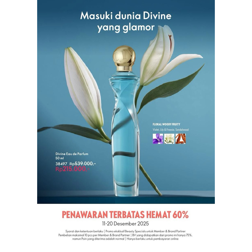 Parfum divine Oriflame