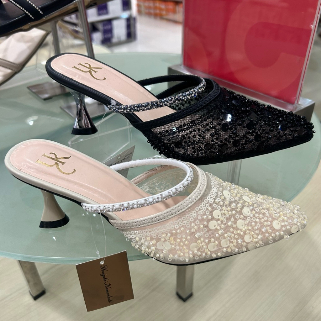 selop/bustong pesta wanita heels 7cm YONGKI KOMALADI original