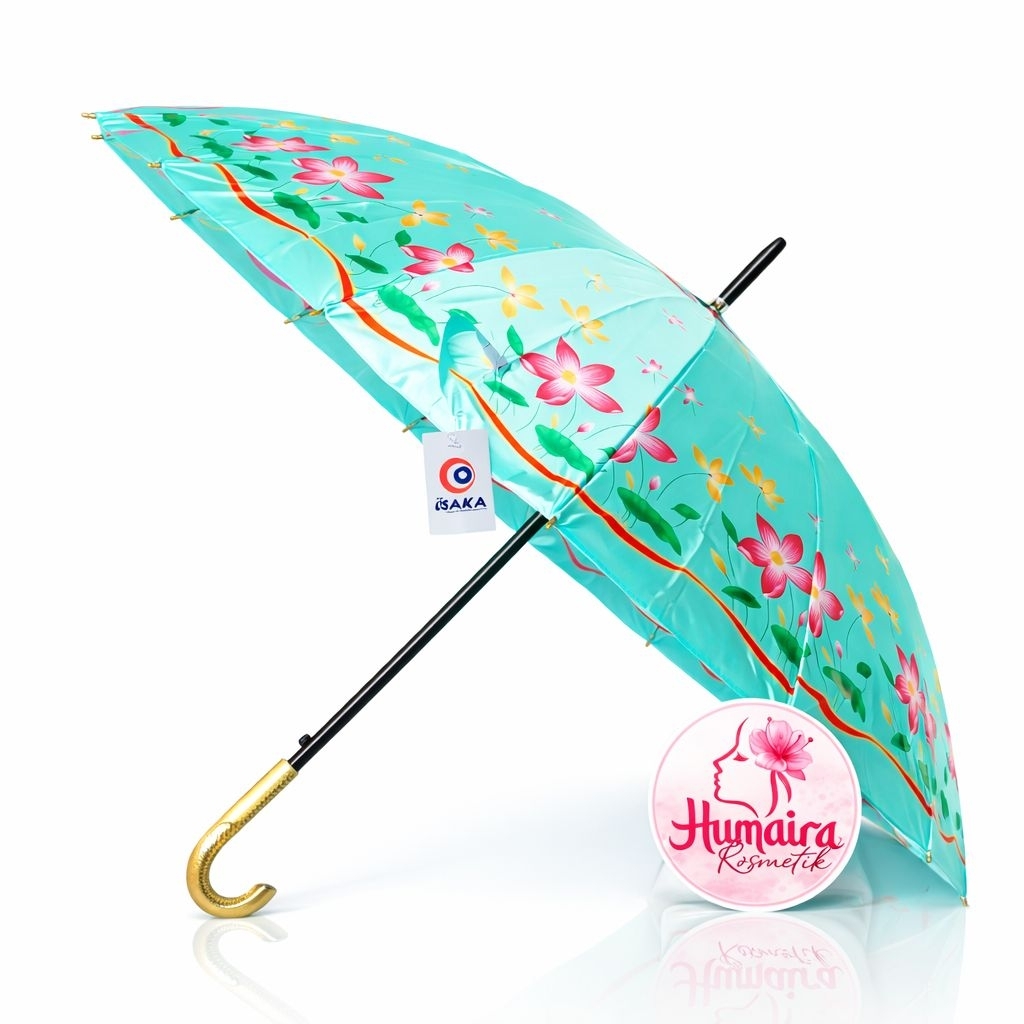 Payung Satin Dewasa 16 Jari Motif Random