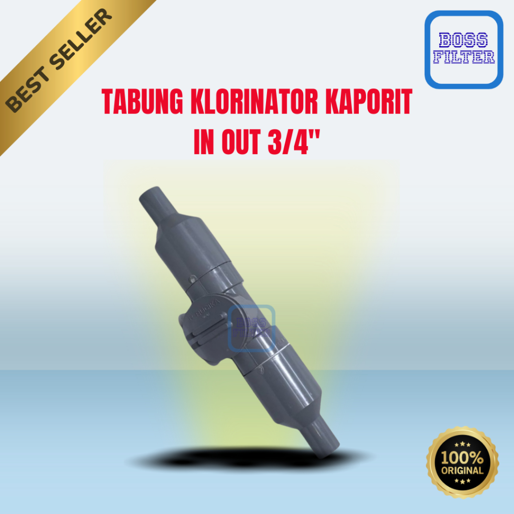 KLORINATOR KAPORIT / TABUNG KLORINATOR KAPORIT IN OUT 3/4"
